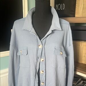 Light Blue Button-Up Shirt
